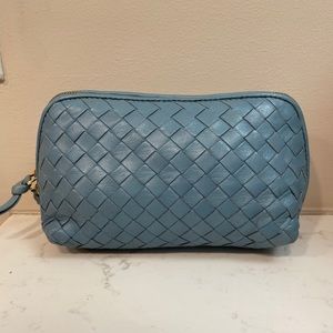 Bottega Veneta woven cosmetic case